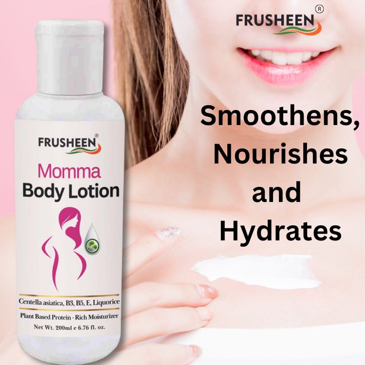 Frusheen Momma Body Lotion Deeply Nourishes and Moisturizes with Centella Asiatica, Aloe Vera