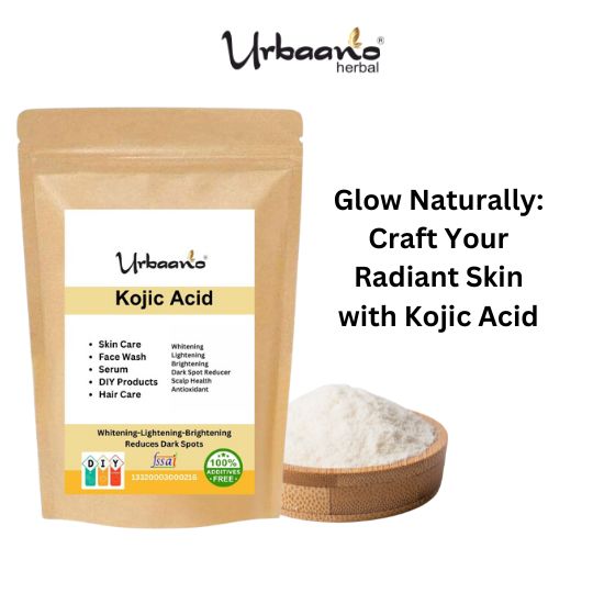Niacinamide (Vitamin B3) and Kojic Acid Powder Face Serum, Soap, Pack for Bright, Glowing Skin