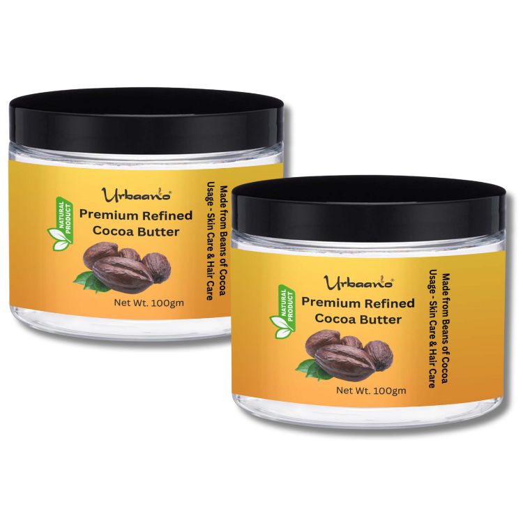 Pure Premium Refined Cocoa Butter Daily Skin Cream for Deep Hydration and Making DIY Cream, Lip Balm, Lotion & Soap