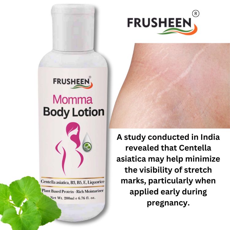 Frusheen Momma Body Lotion Deeply Nourishes and Moisturizes with Centella Asiatica, Aloe Vera