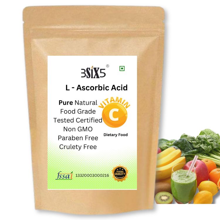 3SIX5 L Ascorbic (Vitamin C) Supplement for Immunity Booster, Skin Glow