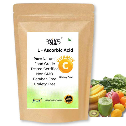 3SIX5 L Ascorbic (Vitamin C) Supplement for Immunity Booster, Skin Glow