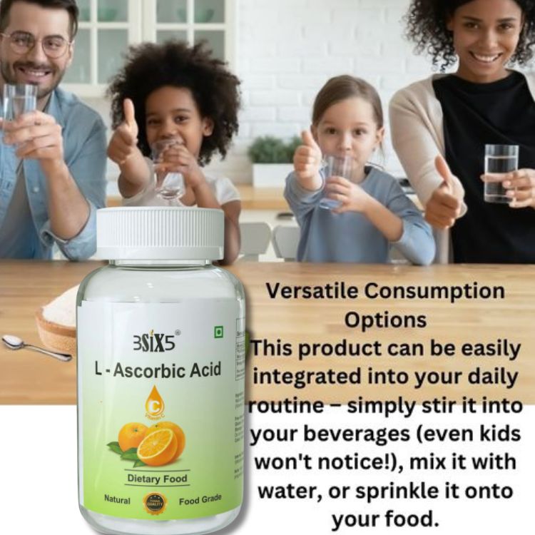 3SIX5 L Ascorbic (Vitamin C) Supplement for Immunity Booster, Skin Glow