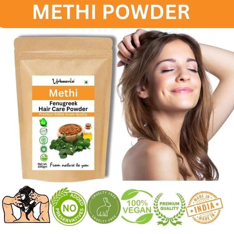 Pure Fenugreek Methidana Powder 300g for Hair Growth, Skincare