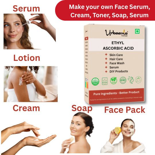 3-O Ethyl Ascorbic Acid Powder Ultra-Stable Vitamin C for Skin Brightening & DIY Products