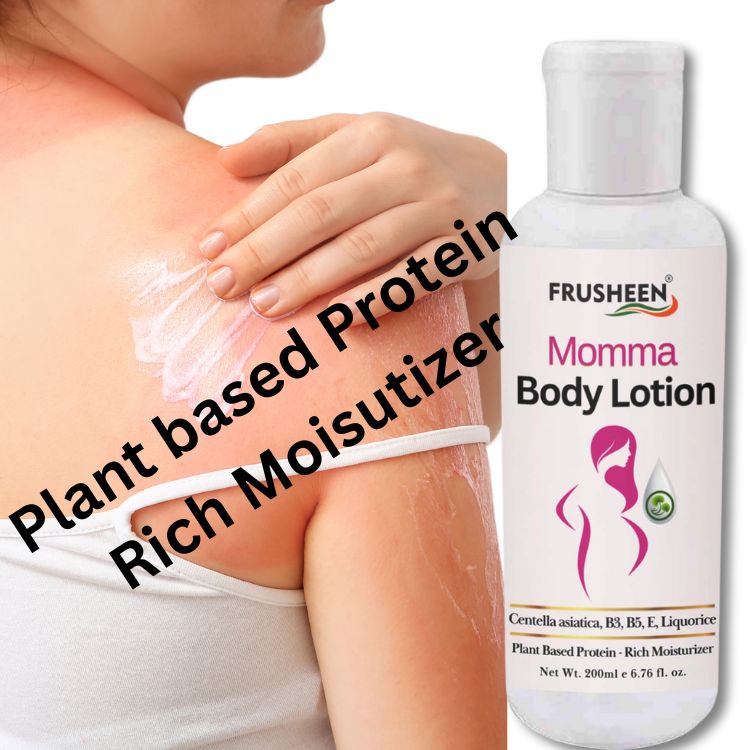 Frusheen Momma Body Lotion Deeply Nourishes and Moisturizes with Centella Asiatica, Aloe Vera