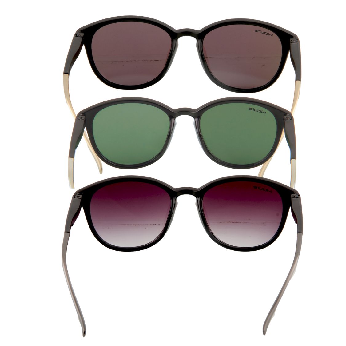 Polarized, UV Protection Green, Blue, Purple Wayfarer Cateye Sunglasses for Men & Women