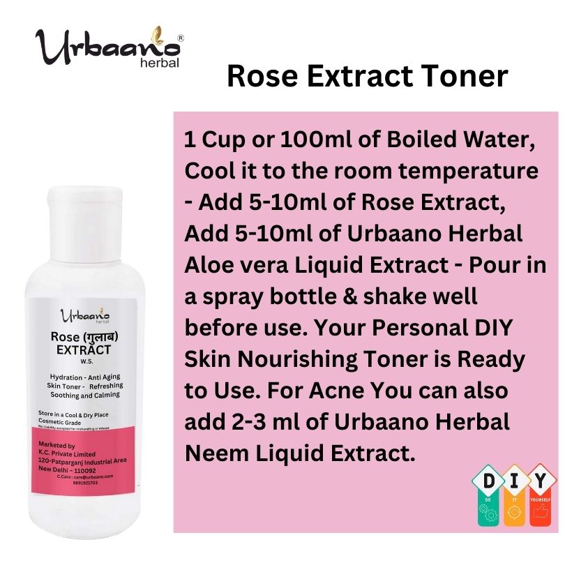 Premium Pure Rose Liquid Extract Natural Ingredient for Soap Making, Cosmetics, Lotions, Toners, Face Wash