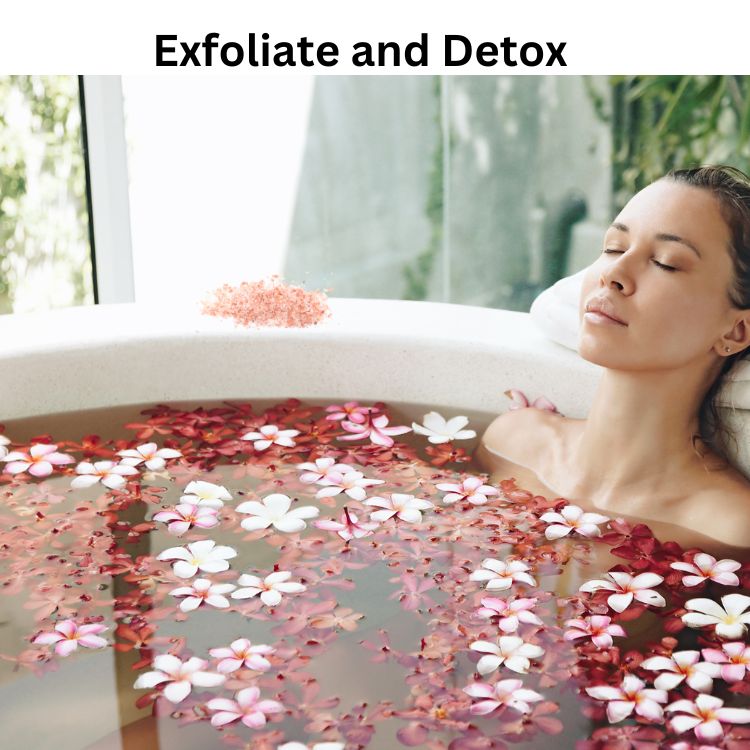 Pink Bath Salt Crystal for Muscle Relief, Relieves Aches & Pain - Granule