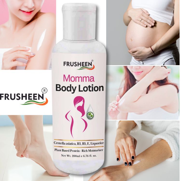 Frusheen Momma Body Lotion Deeply Nourishes and Moisturizes with Centella Asiatica, Aloe Vera