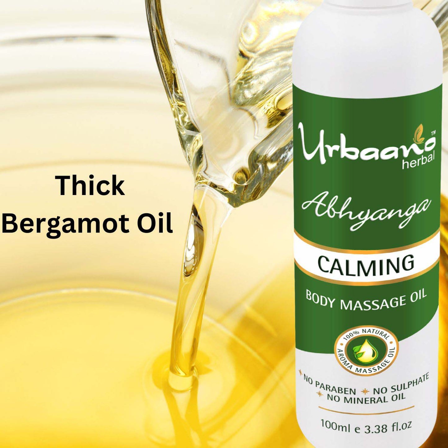 urbaano herbal bath body massage de stress oil for nourished glowing skin