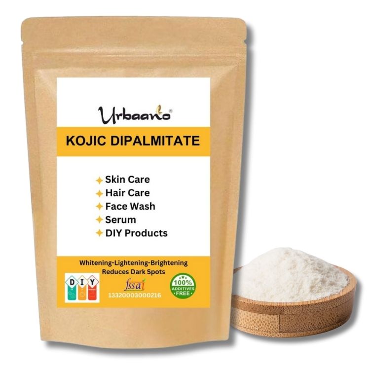 Beauty Hack Pure Kojic Acid Dipalmitate Powder for Skin Whitening DIY Serum, Cream-50gm