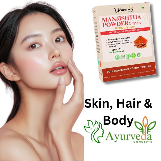 Organic Manjistha Root Powder (Indian Madder) for Skin & Hair