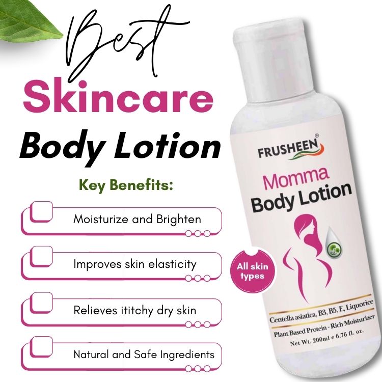Frusheen Momma Body Lotion Deeply Nourishes and Moisturizes with Centella Asiatica, Aloe Vera