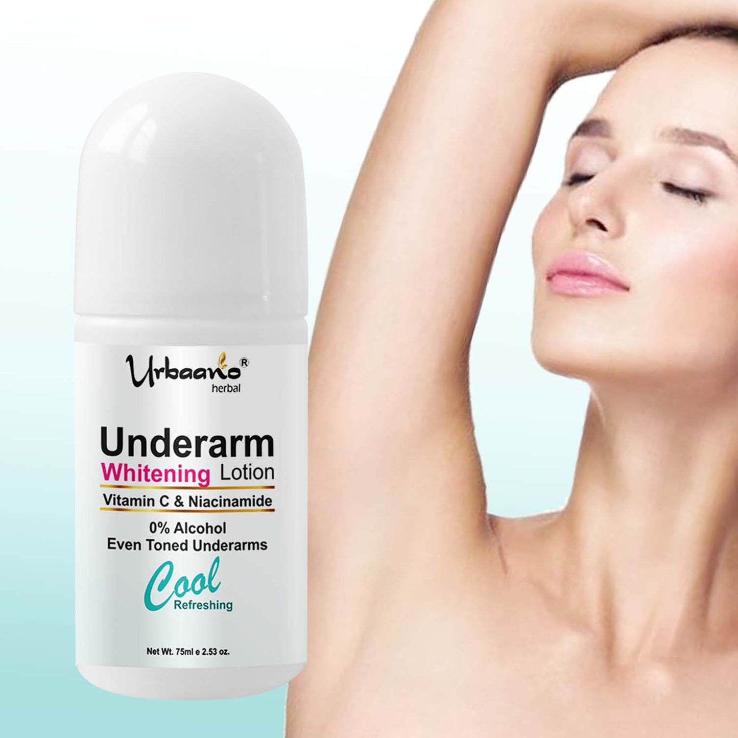 Skin Brightening Underarm Cream, Removes Odour, Keeps Skin Cool, Fresh & Clean