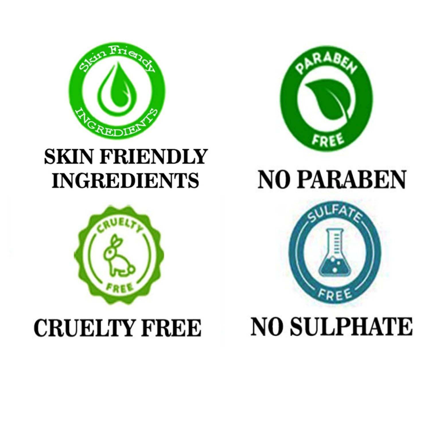 urbaano herbal skinglowing & nourishing facial kit is sulphate, paraben, cruelty free. it is safe & skin friendly