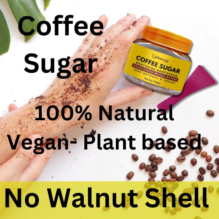 Coffee Sugar Creamy Body Shine Body Scrub for Exfoliating, Tan Removal