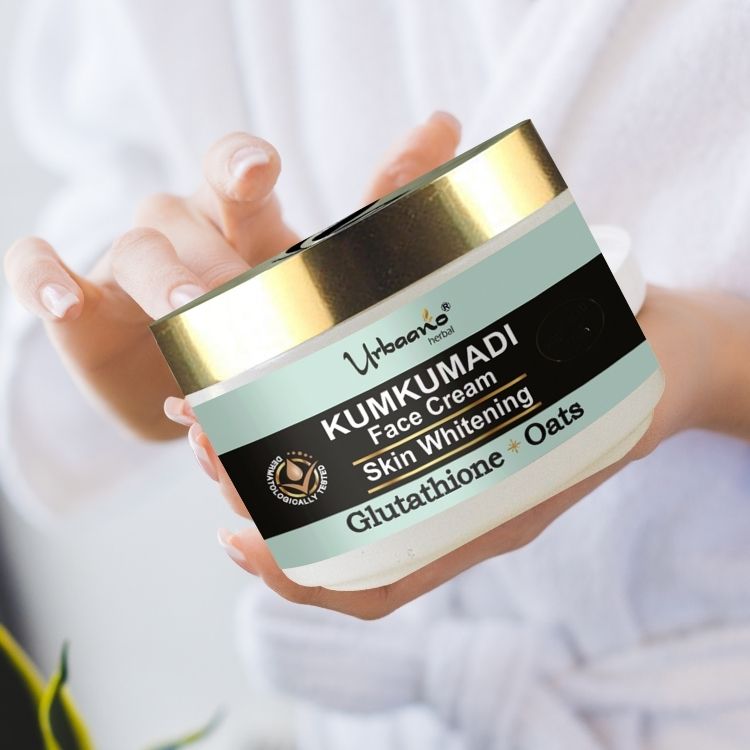 Skin Brightening Kumkumadi Face Cream - A Hydrating Glowing  Moisturizing Cream