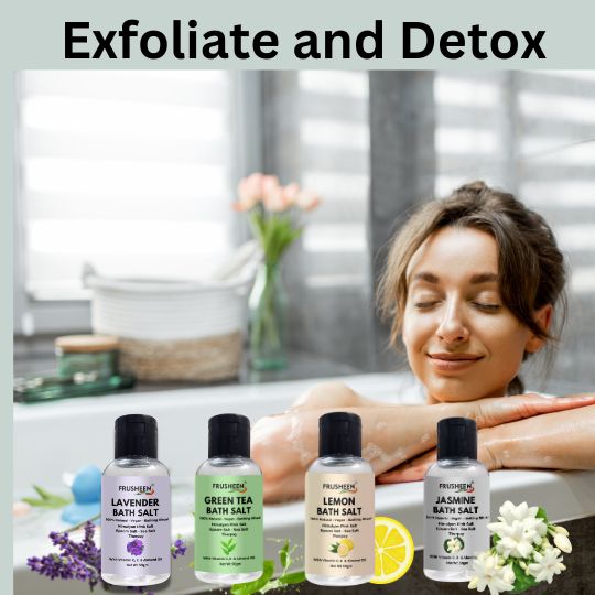 Jasmine Epsom Bath Salt Granules for Foot Spa, Muscle Pain Relief, Relaxing, Body Scrub