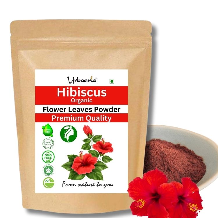 Organic Hibiscus Flower Powder for Face Pack and Hair Mask