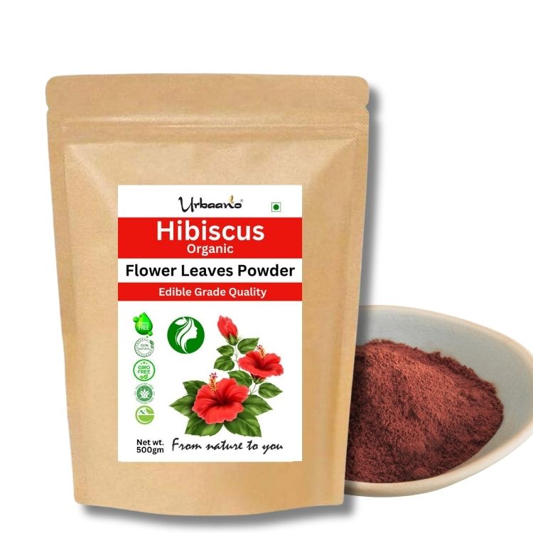 Organic Hibiscus Flower Powder for Face Pack and Hair Mask