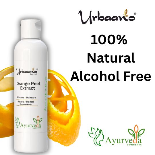 Orange Peel Liquid Botanical Extract for Making Toner, Mask, Shampoo, Soap, Anti-ageing, Dark circle's