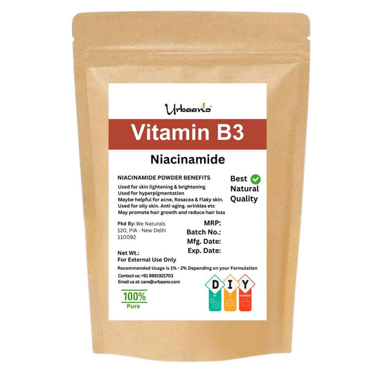 Niacinamide Powder (Vitamin B3) for Making DIY Cream, Serum, Skincare Lotion & Soap