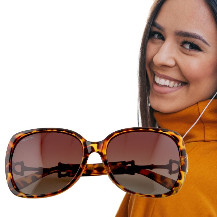 UV Protection Oversize Tiger Print Stylish Sunglasses for Women & Teens(HT)