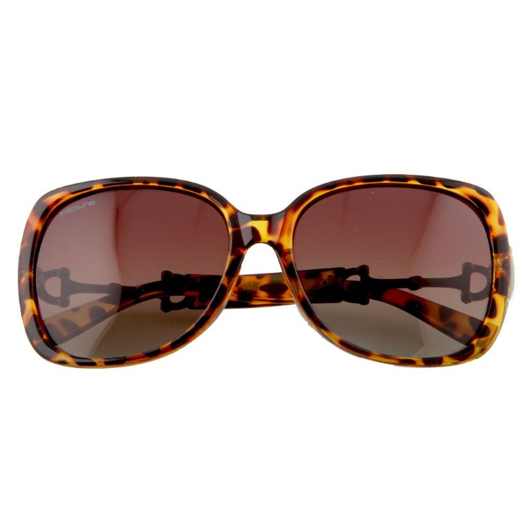 UV Protection Oversize Tiger Print Stylish Sunglasses for Women