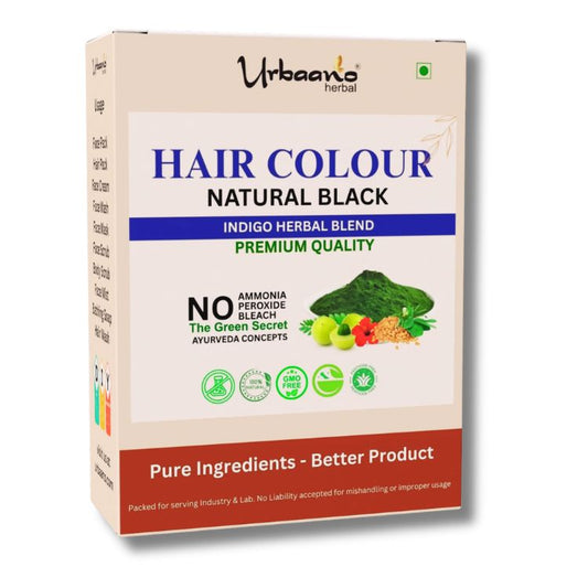 Indigo Hair Colour Blend Powder with Henna, Aloe Vera & Amla