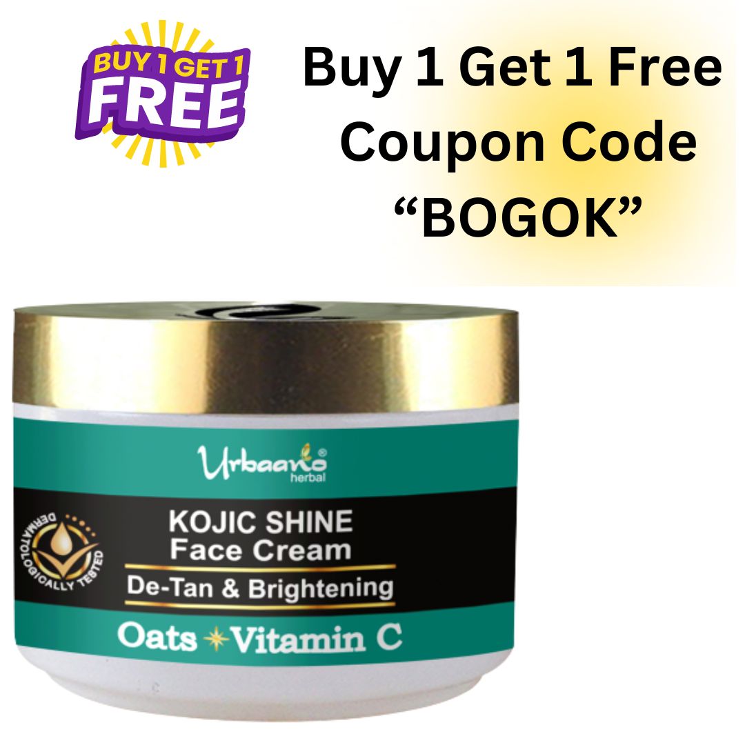 De Tan & Skin Brightening Face  Cream with Kojic Acid, Vitamin C Special Code - "BOGOK"