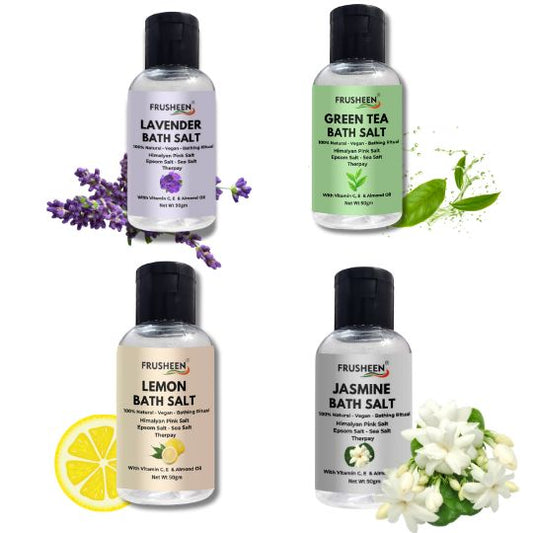 Jasmine Epsom Bath Salt Granules for Foot Spa, Muscle Pain Relief, Relaxing, Body Scrub