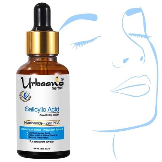 Salicylic acid 2% Face Serum, Niacinamide & Zinc PCA for Skin Brightening, Control Pimple, Acne