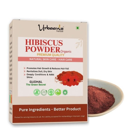 Organic Hibiscus Flower Powder for Face Pack and Hair Mask