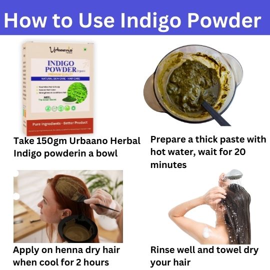 Natural Organic Indigo Powder for Hair