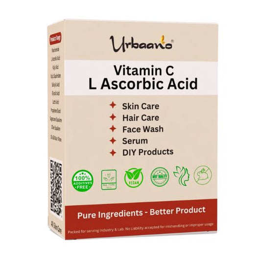L-Ascorbic Acid (Vitamin C Powder) DIY for Making Serum, Soap, Cream, Lotion & Face wash For Face, Skin & Body