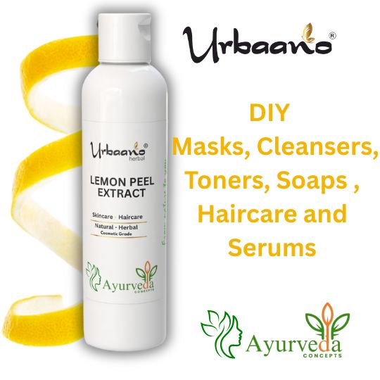 Lemon Peel Extract Water Soluble for DIY Skin Care Serum, Lotion, Face Wash & Soap