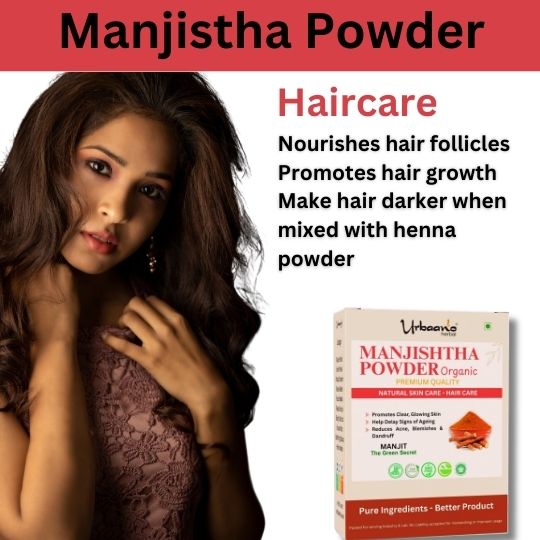 Organic Manjistha Root Powder (Indian Madder) for Skin & Hair
