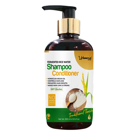 Rice Water Shampoo & Conditioner, Hair fall Control Long Smooth Hair