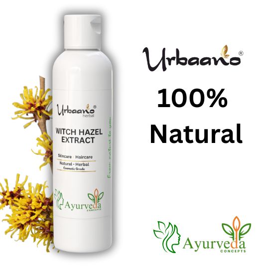 Pure Witch Hazel Liquid Extract Natural Ingredient for DIY Skin, Hair & Body Care Products