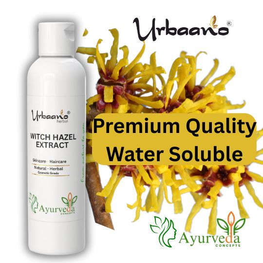 Pure Witch Hazel Liquid Extract Natural Ingredient for DIY Skin, Hair & Body Care Products