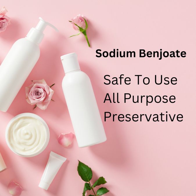 Sodium Benzoate - 200gm For Soap Making, Shampoo, Cosmetics, Lotion, Diy Personal Care For Face, Hair, Skin & Body