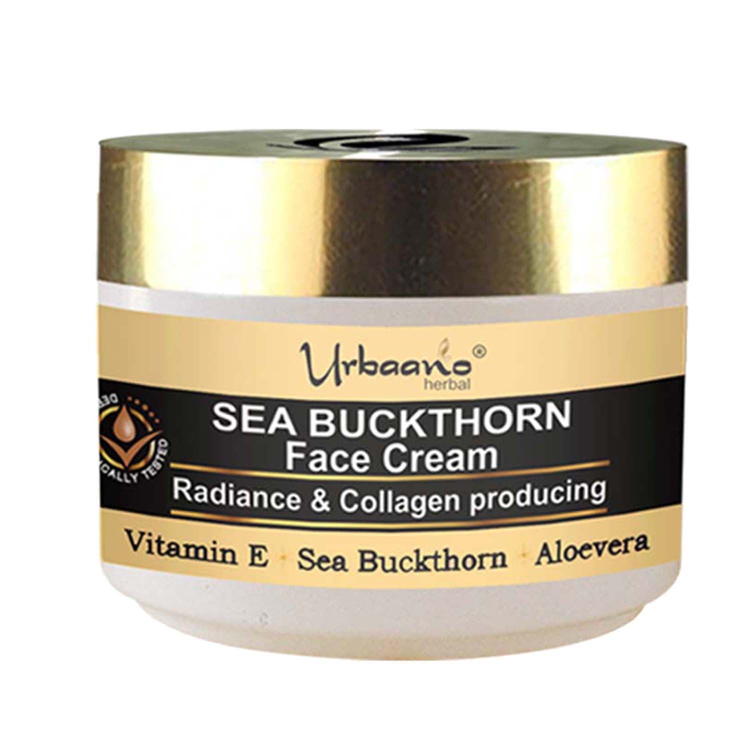 urbaano herbal sea buckthorn radiance & collagen boost face cream moisturizer