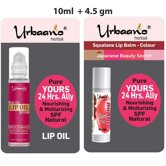 Bubble Gum Tint Lip & Cheek Balm & Beetroot Natural Lip Oil, Serum Combo