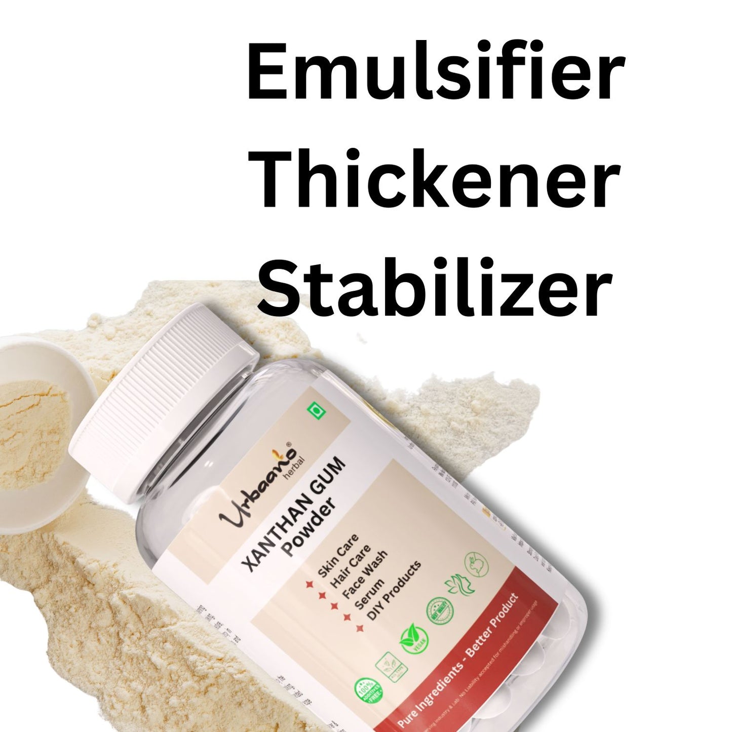 Xanthan Gum Powder Thickener, Stabilizer, Emulsifier for DIY Personal Care (Food Grade)