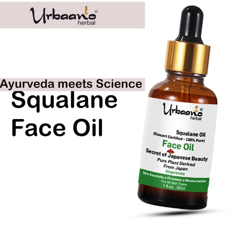 urbaano herbal face oil pure natural olive squalane oil from japan