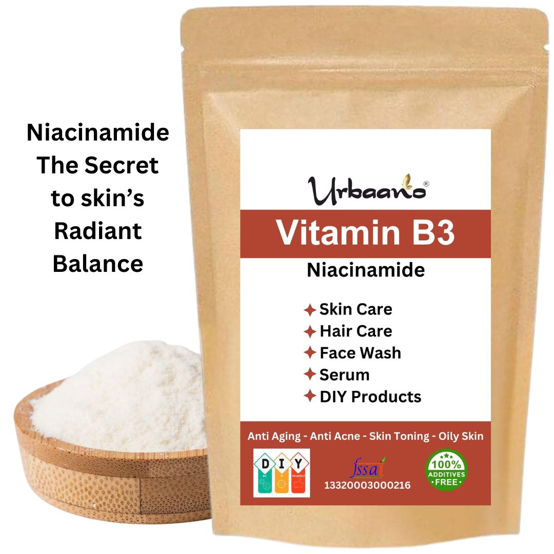 Niacinamide Powder (Vitamin B3) for Making DIY Cream, Serum, Skincare Lotion & Soap