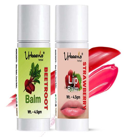 urbaano herbal tint lip and cheek balm for dry, chapped dark lips. Pink tint for soft, dewy look with organic oils