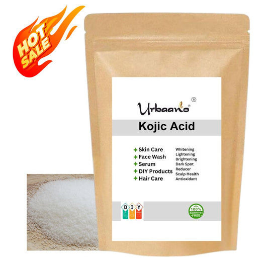 Pure Kojic Acid Powder for Skin Whitening DIY Soap, Serum, Cream - 50gm