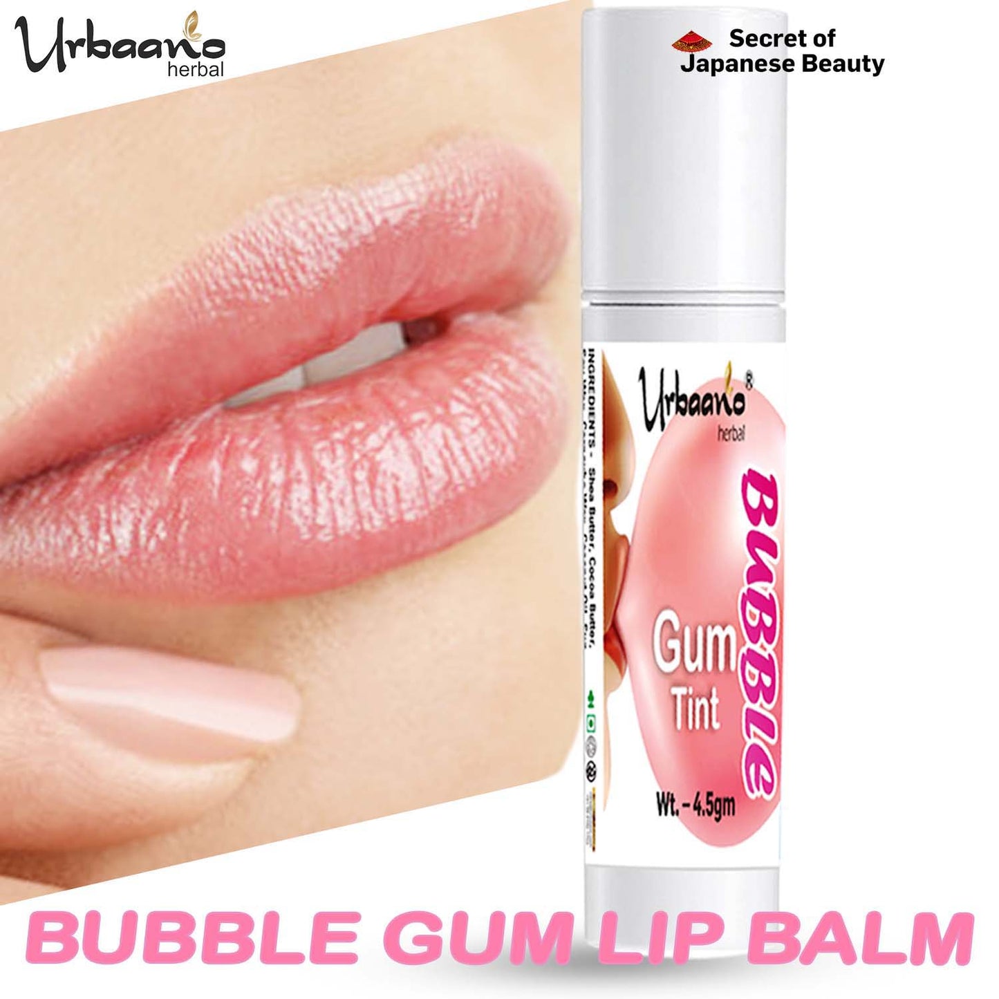 Bubble Gum Tint Lip & Cheek Balm & Beetroot Natural Lip Oil, Serum Combo